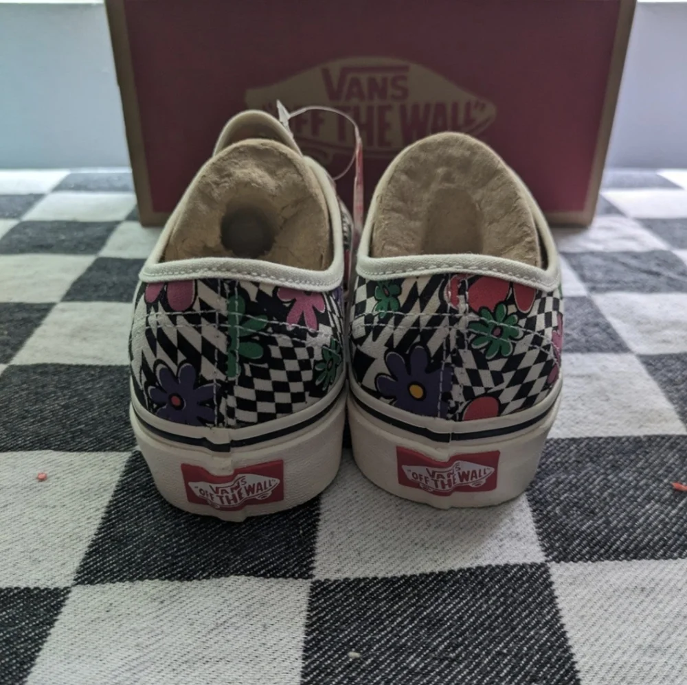 Vans Authentic Women Size 5 Printed Floral Check Marshmallow Classic 092025 - Picture 11 of 11